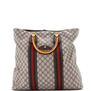 Gucci Neo Vintage Web Soft Tote Gg #241053G20B